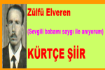 Zülfü Elveren El yazısı Kürdçe Şiiri